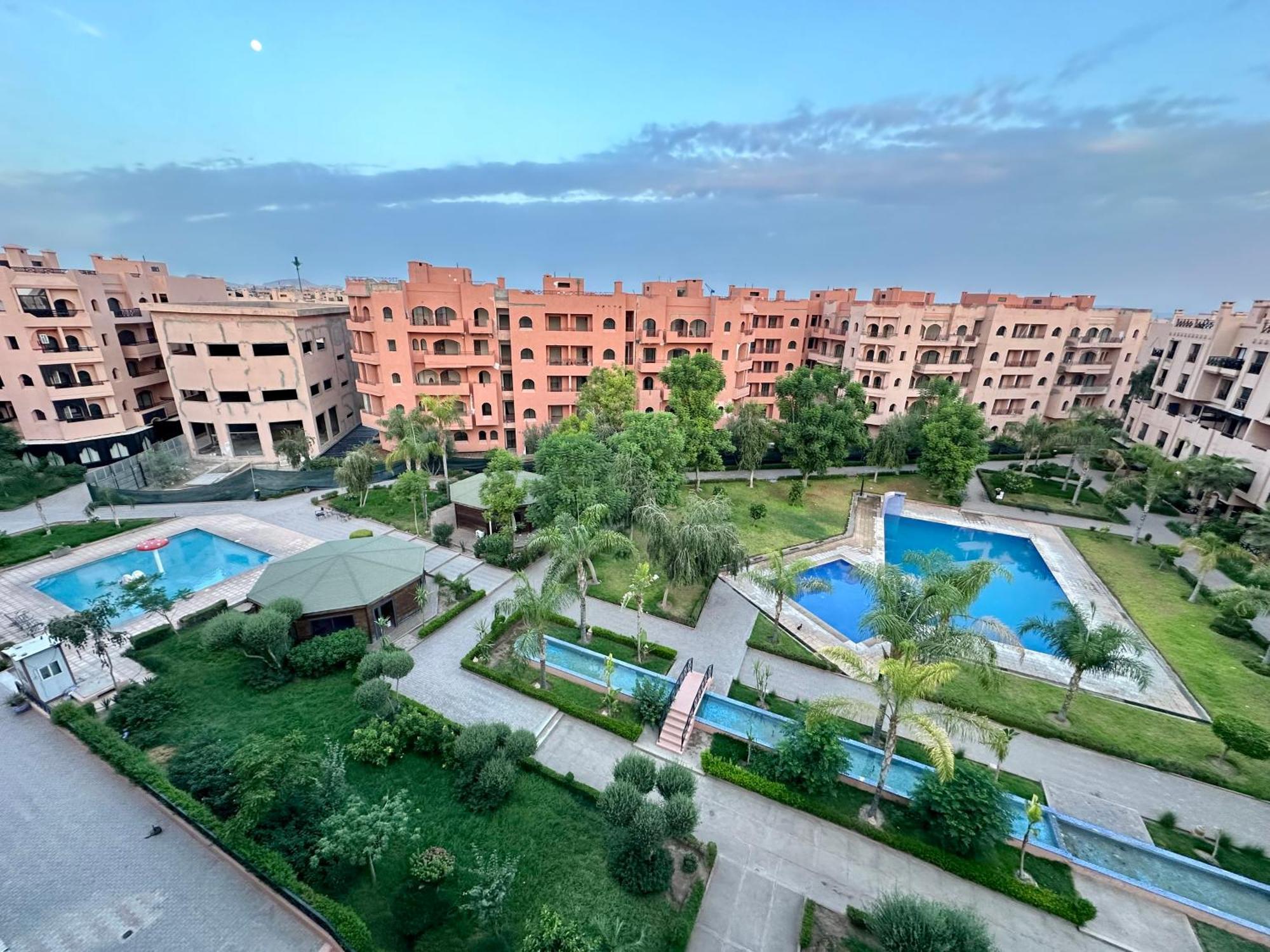 Oasis De Detente Avec Terrasse Et Vue Sur Piscine Marrakesh Ngoại thất bức ảnh