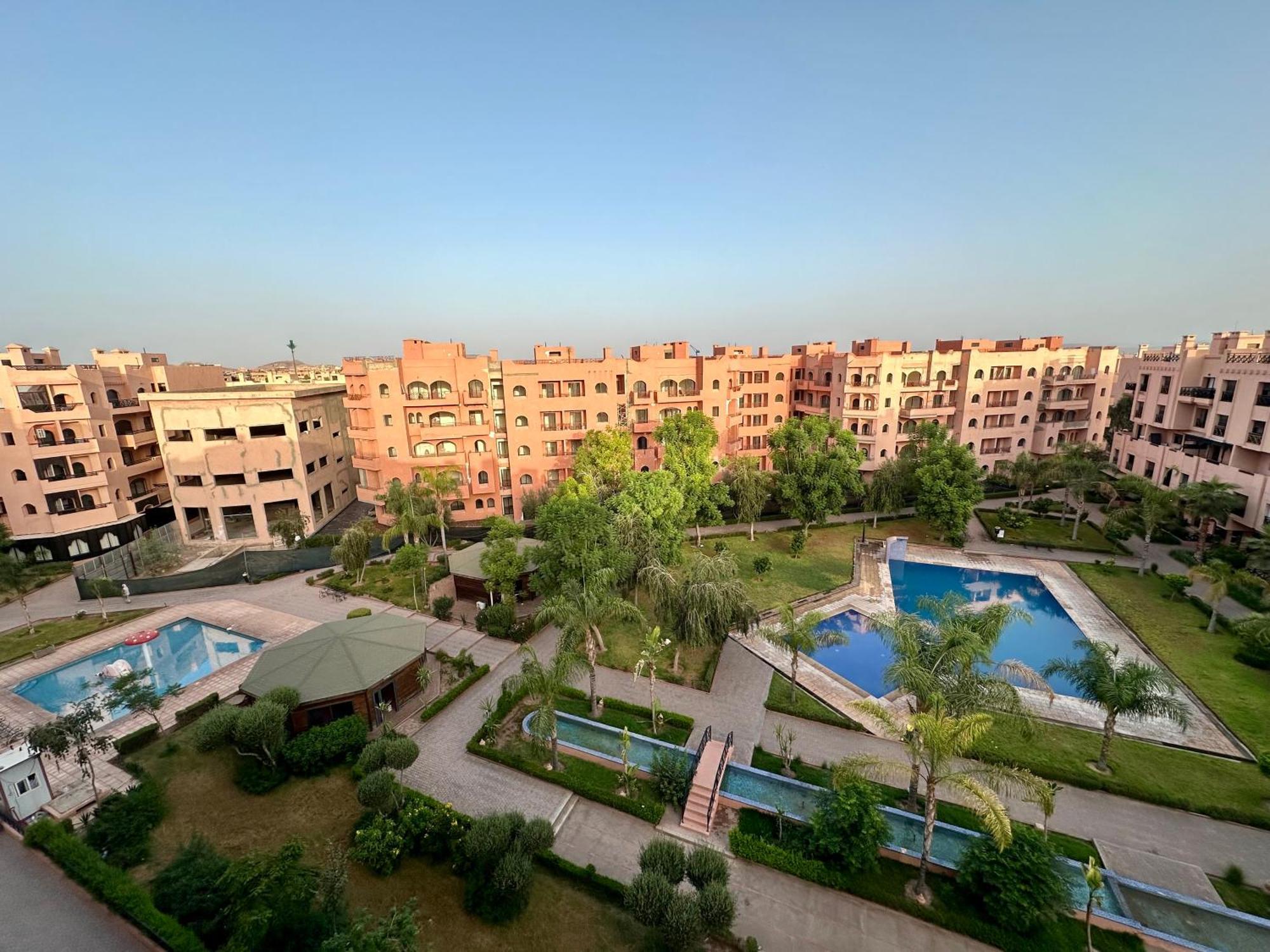 Oasis De Detente Avec Terrasse Et Vue Sur Piscine Marrakesh Ngoại thất bức ảnh