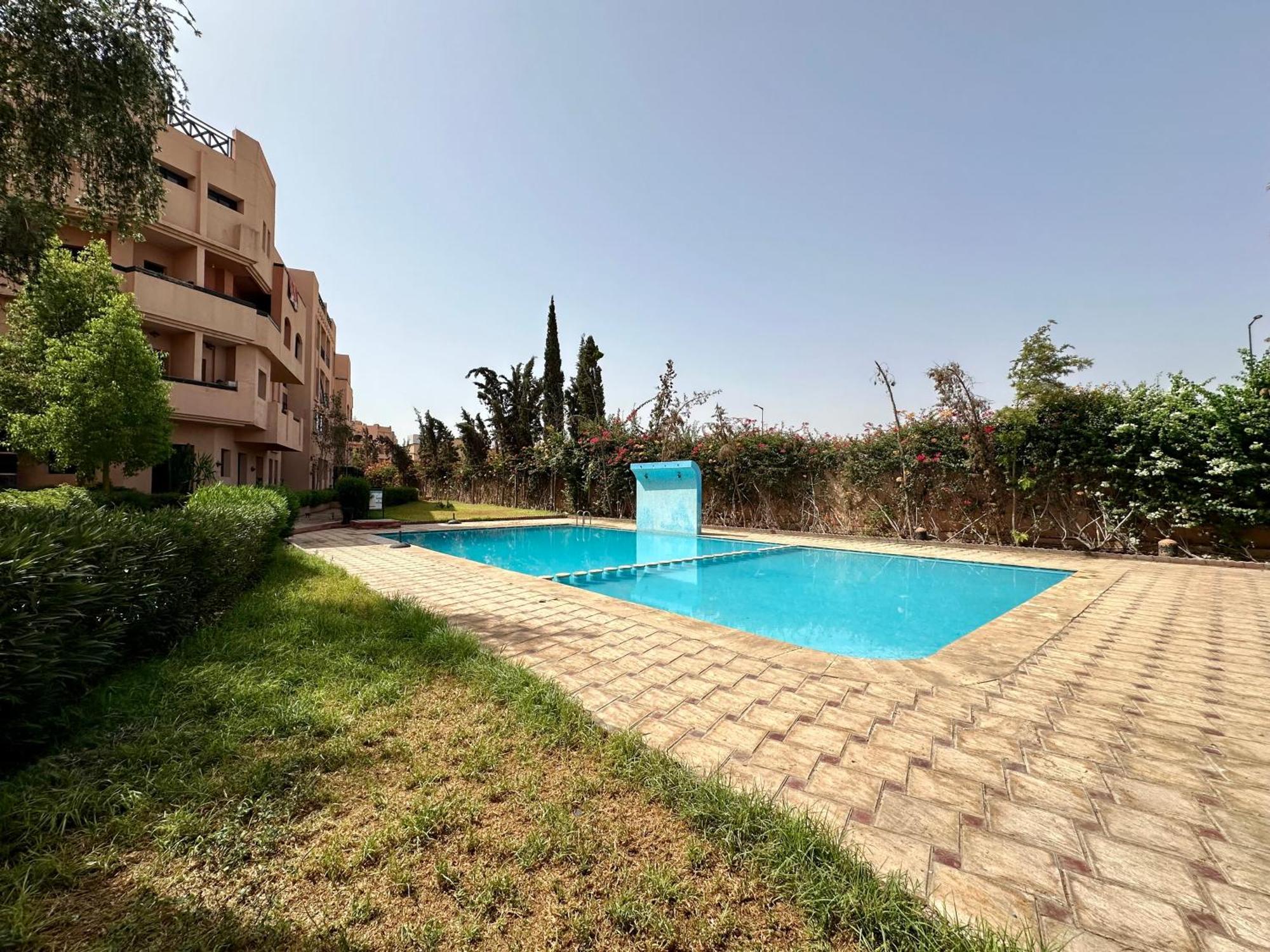 Oasis De Detente Avec Terrasse Et Vue Sur Piscine Marrakesh Ngoại thất bức ảnh